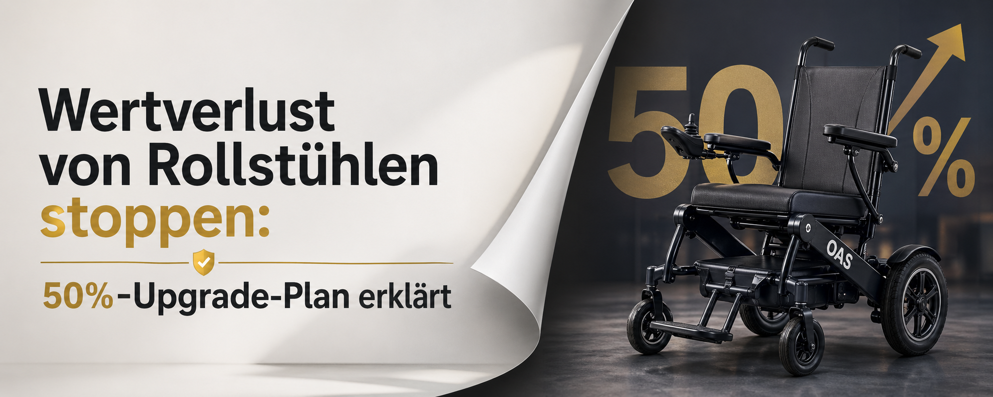 Wertverlust von Rollstühlen stoppen: 50%-Upgrade-Plan erklärt